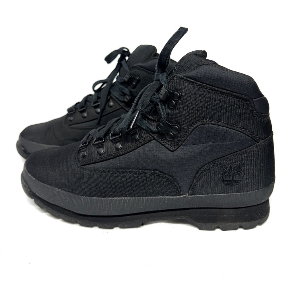Men’s Timberland Euro Hiker Black Boot Size 10 1/2